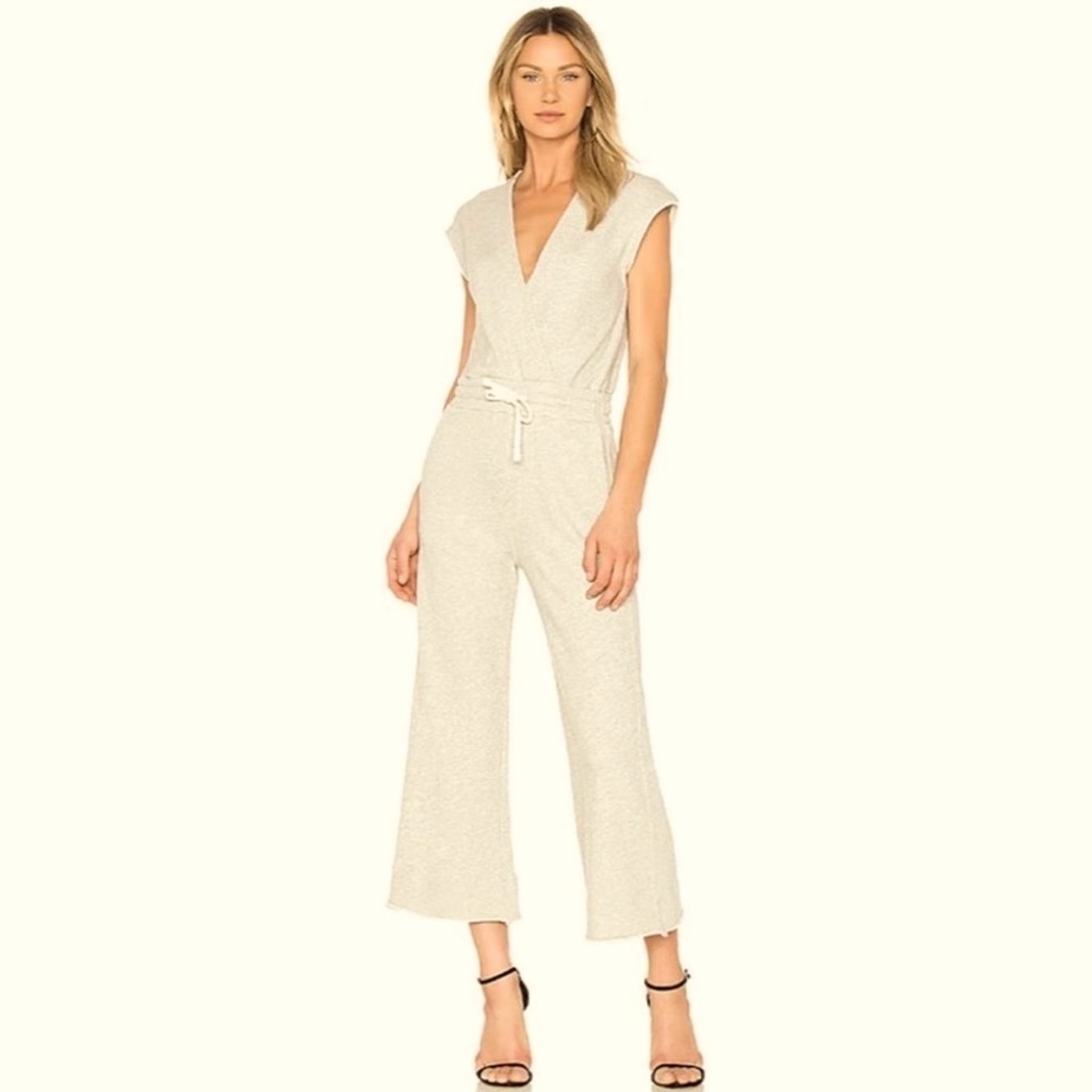 AMO XS “Farrah” jumpsuit in Heather Gray